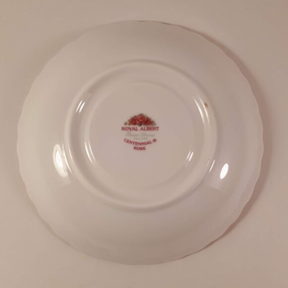 Royal Albert, CENTENNIAL ROSE, Teacup & Saucer, Bone China England - Picture 9 of 10